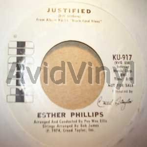 Esther Phillips Justified+/+Same 45RPM