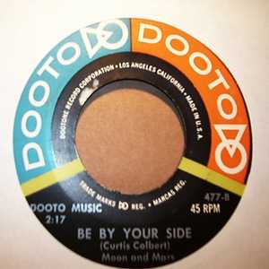 MOON AND MARS — BE BY YOUR SIDE / COOPER PENNY record label scan