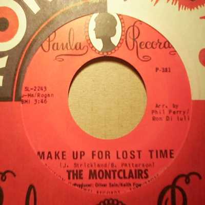MONTCLAIRS — MAKE UP FOR LOST TIME / HOW CAN ONE MAN LIVE record label scan