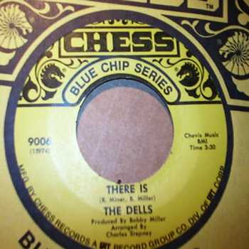 DELLS — THERE IS / O O  I LOVE YOU record label scan