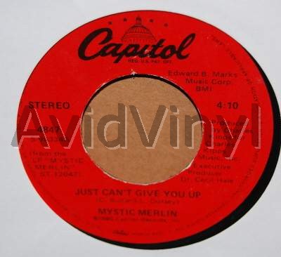 MYSTIC MERLIN JUST CAN'T GIVE YOU UP / CAN'T STOP DANCIN'