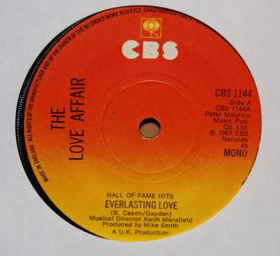 LOVE AFFAIR EVERLASTING LOVE / BRINGING ON THE BACK OF GOODTIMES