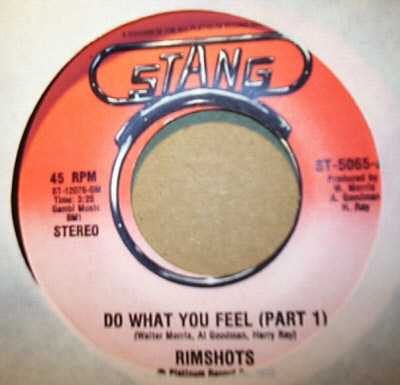 RIMSHOTS — DO WHAT YOU FEEL / PT2 record label scan