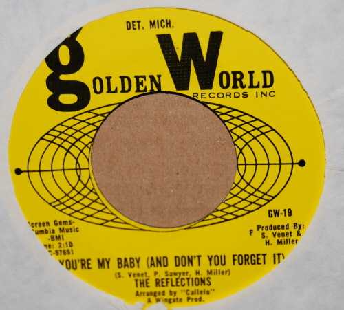 REFLECTIONS YOU'RE MY BABY / SHABBY LITTLE HUT