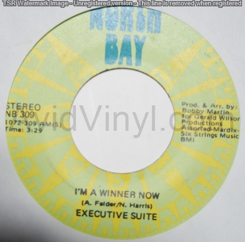 EXECUTIVE SUITE — I'M A WINNER NOW / YOU GOT THE KIND OF LOVE record label scan