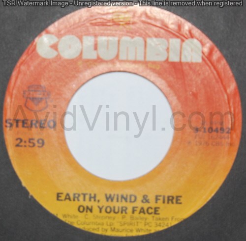 EARTH WIND AND FIRE ON YOUR FACE / BIYO