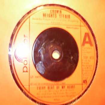 CROWN HEIGHTS AFFAIR — EVERY BEAT OF MY HEART / SAME record label scan