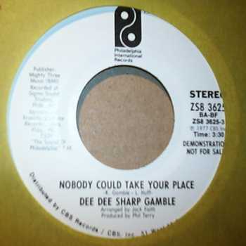 DEE DEE SHARPE GAMBLE — NOBODY COULD TAKE YOUR PLACE / SAME record label scan