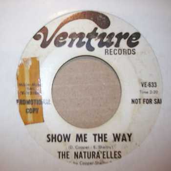 NATURAELLES — SHOW ME THE WAY / SO MUCH IN NEED record label scan