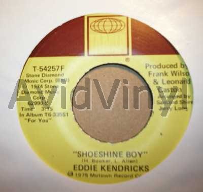 EDDIE KENDRICKS SHOESHINE BOY / HOOKED ON YOUR LOVE
