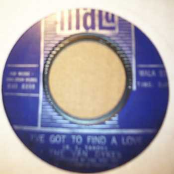 VAN DYKES — I'VE GOT TO FIND A LOVER / NEVER LET ME GO record label scan