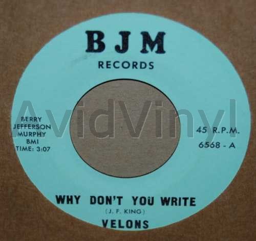 VELONS WHY DON'T YOU WRITE / SUMMER LOVE