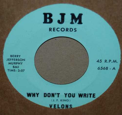 VELONS WHY DON'T YOU WRITE / SUMMER LOVE