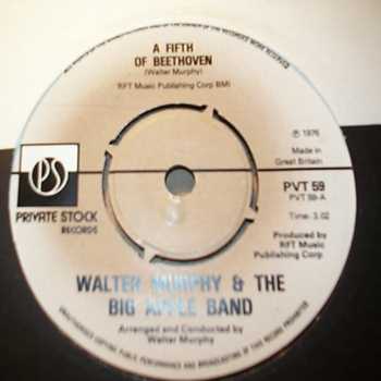 WALTER MURPHY AND THE BIG APPLE BAND — A FIFTH OF BEETHOVEN / CALIFORNIA STRUT record label scan