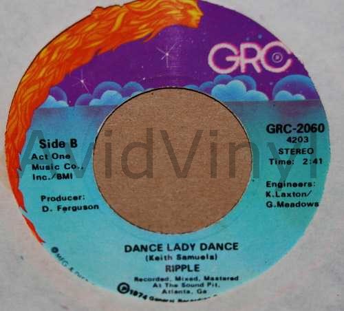 RIPPLE DANCE LADY DANCE / THIS AIN'T NO TIME TO BE GIVING UP