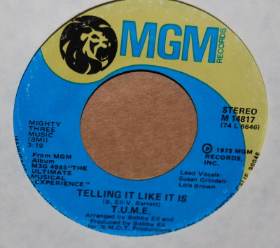 T.U.M.E. TELLING IT LIKE IT IS / YOU'RE NOT HIM