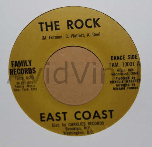 EAST COAST THE ROCK / DANCE VERSION
