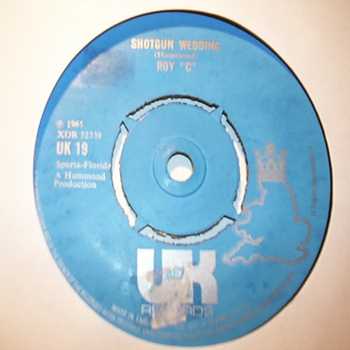 ROY C — SHOTGUN WEDDING / I'M GONNA MAKE IT record label scan