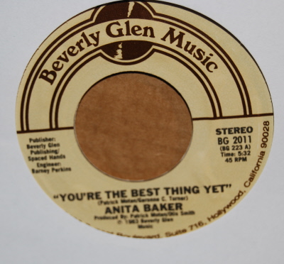 ANITA BAKER YOU'RE THE BEST THING YET / SQUEEZE ME
