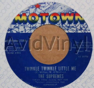 SUPREMES TWINKLE TWINKLE LITTLE ME / CHILDRENS CHRISTMAS SONG