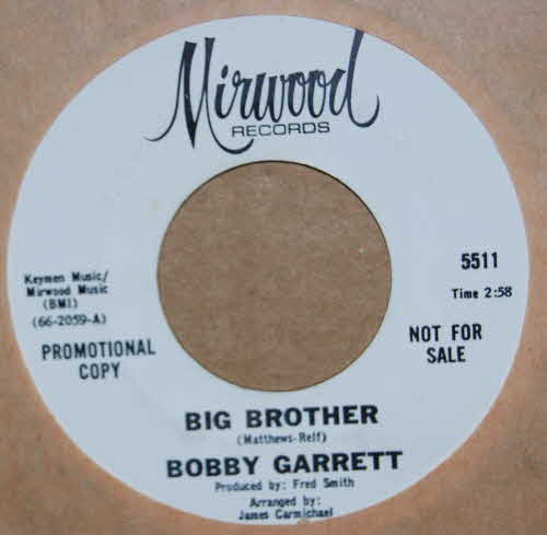 BOBBY GARRETT BIG BROTHER / SAME