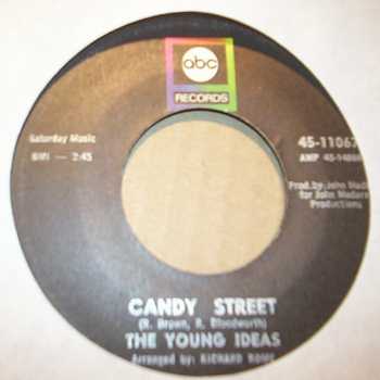 YOUNG IDEAS — CANDY STREET / BE MY BABY record label scan