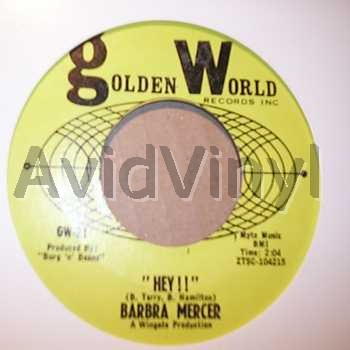 BARBRA MERCER HEY / CAN'T STOP LOVING YOU BABY
