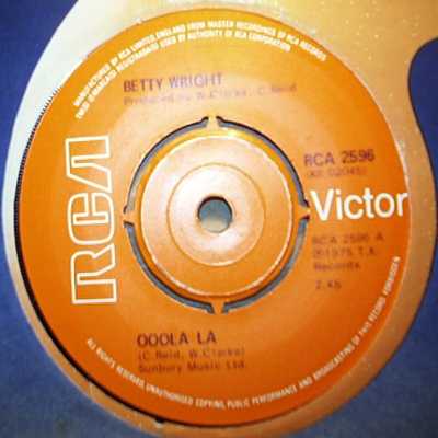 BETTY WRIGHT — OOOLA LA / TO LOVE AND BE LOVED record label scan