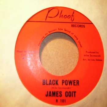 JAMES COIT — BLACK POWER / PHILLANDRINE record label scan