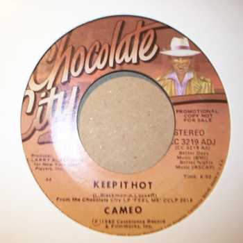 CAMEO — KEEP IT HOT / SAME record label scan