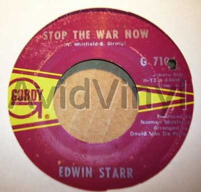 EDWIN STARR STOP THE WAR NOW / GONNA KEEP ON TRYIN' TILL I WIN YOUR LOVE