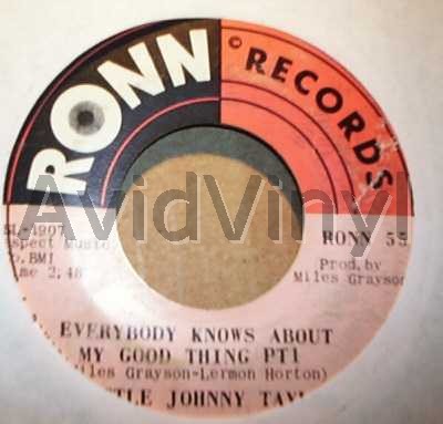LITTLE JOHNNY TAYLOR EVERYBODY KNOWS ABOUT MY GOOD THING / PT2