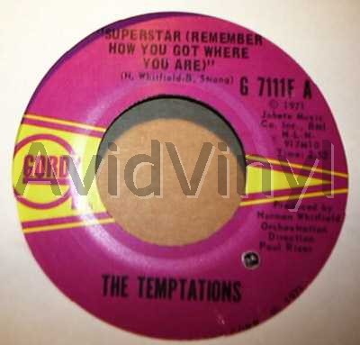 TEMPTATIONS SUPERSTAR / GONNA KEEP ON TRYIN TILL I WIN YOUR LOVE