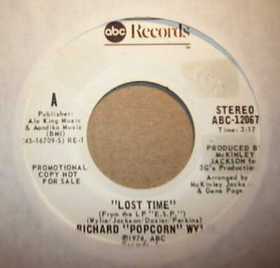 RICHARD WYLIE — LOST TIME / SAME record label scan