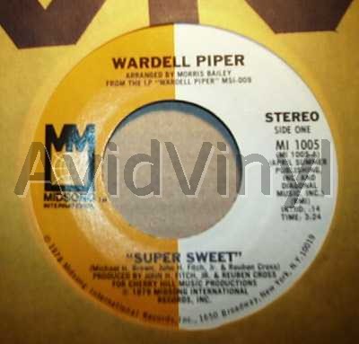 WARDELL PIPER SUPER SWEET / DON'T TURN AWAY FROM ME BABY