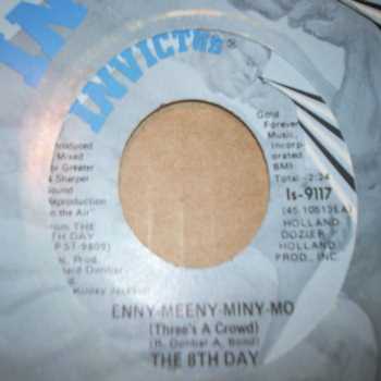 8TH DAY — ENNY MEENY MINY MO / ROCKS IN MY HEAD record label scan
