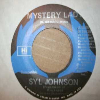 SYL JOHNSON — MYSTERY LADY / LET'S DANCE FOR LOVE record label scan