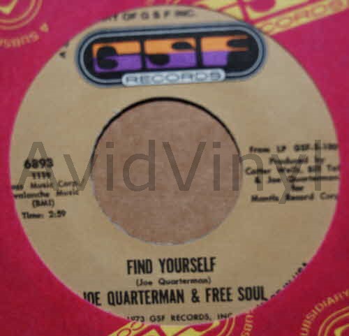 JOE QUARTERMAN AND FREE SOUL FIND YOURSELF / THE WAY THEY DO MY LIFE