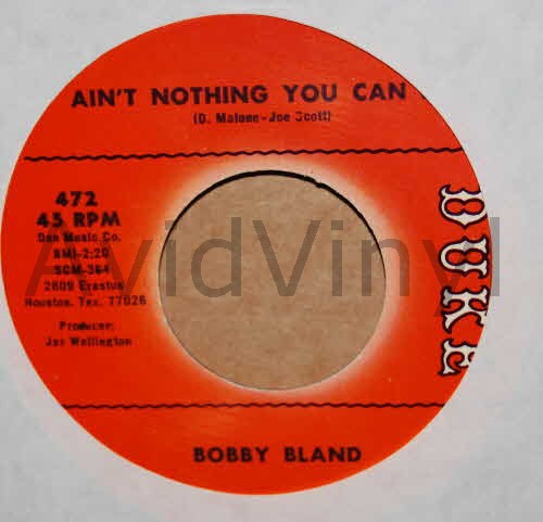 BOBBY BLAND AIN'T NOTHING YOU CAN DO / DO WHAT YOU SET OUT TO DO