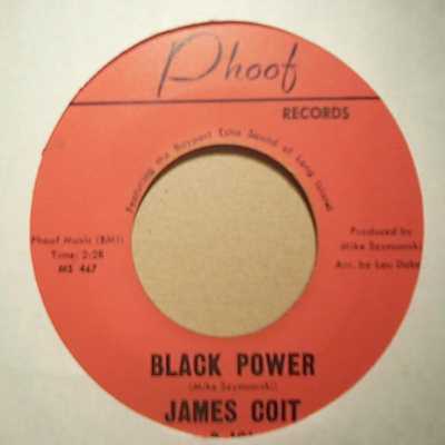 JAMES COIT — BLACK POWER / PHILANDRINE record label scan