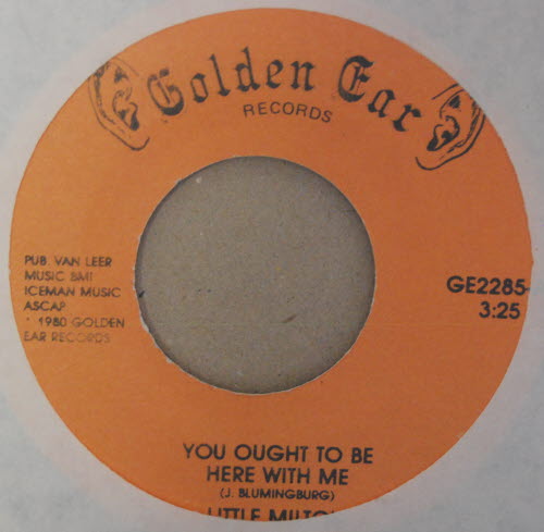 LITTLE MILTON YOU OUGHT TO BE HERE WITH ME / DON'T LEAVE HER