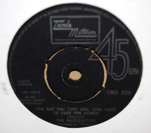 MARVELETTES THE DAY YOU TAKE ONE / WHEN YOUR YOUNG AND IN LOVE