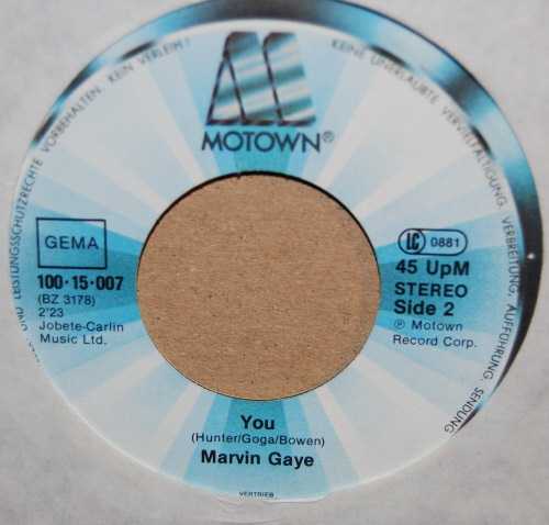 MARVIN GAYE YOU / I HEARD IT THROUGH THE GRAPEVINE