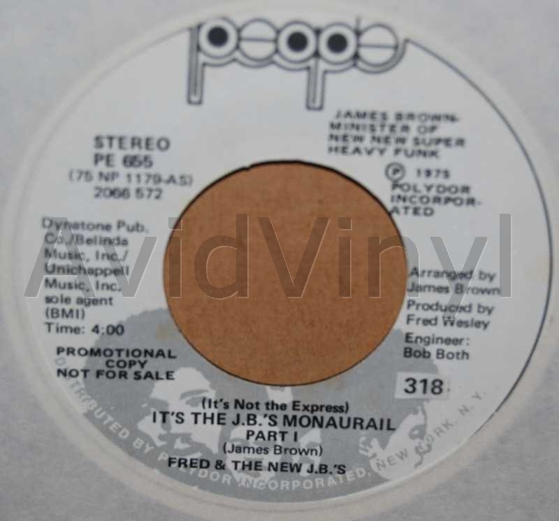 FRED AND THE NEW JB'S IT'S THE JB'S MONAURAIL / SAME
