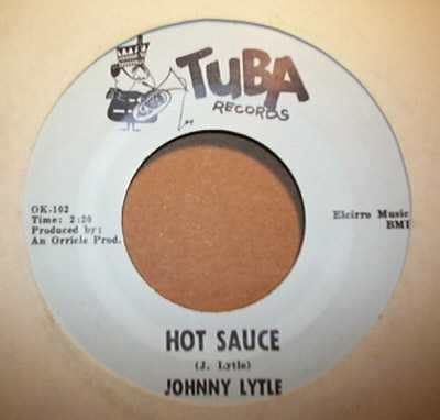 JOHNNY LYTLE — HOT SAUCE / THE LOOP record label scan
