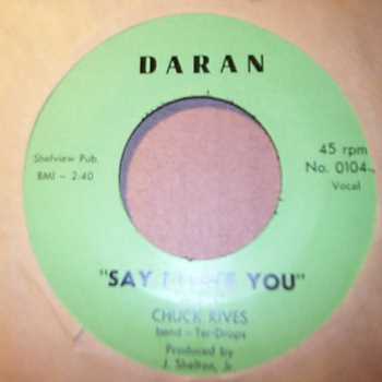 CHUCK RIVES SAY I LOVE YOU / TONIGHT I LEARN