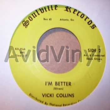 VICKI COLLINS I'M BETTER / GUESSING AGAIN