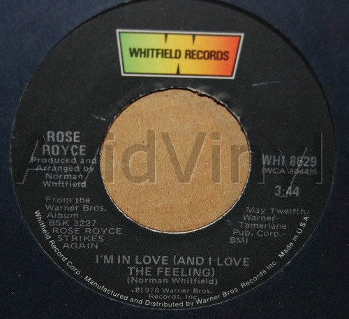 ROSE ROYCE I'M IN LOVE / GET UP OFF YOUR FAT