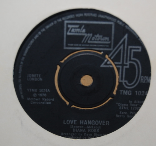 DIANA ROSS LOVE HANGOVER / KISS ME NOW
