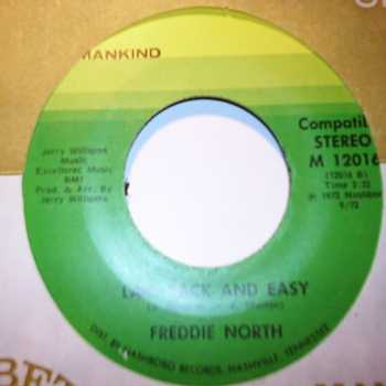 FREDDIE NORTH — LAID BACK AND EASY / SONG 29 record label scan